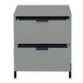 Nachtkommode >Bonnie< in pine green matt lack - 51x60x45cm (BxHxT)