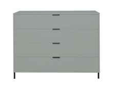 Schubkastenkommode >Bonnie< in pine green matt lack...