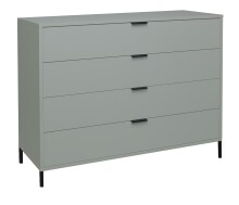 Schubkastenkommode >Bonnie< in pine green matt lack - 119x101x45cm (BxHxT)