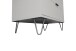 Kommode >Bonnie< in kreidegrau matt lack - 81x100x45cm (BxHxT)