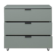 Kommode >Bonnie< in pine green matt lack -...