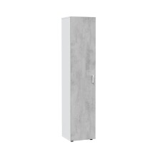 Mehrzweckschrank >Tidy< in Weiß / Beton Grau...