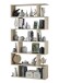 Bücherregal >Athena< in Kanada-Eiche - 80x192x24 (BxHxT)
