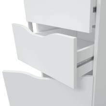 Schreibtisch >Athena< in Artik-Weiß - 138x74x60 (BxHxT)