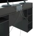 Gamingtisch >Ozone< in Anthrazit-Grau - 136x88x67 (BxHxT)