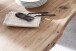 Baumkantentisch >Calabria< in Akazie natur lackiert - 180x76,5x90 (BxHxT)