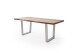 Baumkantentisch >Calabria< in Akazie natur lackiert - 240x79,5x100 (BxHxT)