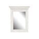 Garderobenspiegel >Kashmir< in Pinie Weiss - 72,1x92,8x7,3cm (BxHxT)