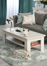 Couchtisch >Kashmir< in Pinie Weiss -...