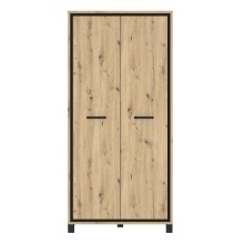 Kleiderschrank >TRONDHEIM< in Artisan Eiche /...