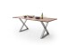 Baumkantentisch >Calabria< in Akazie natur lackiert - 180x76,5x90 (BxHxT)