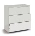 Kommode >Chest of drawers< in Weiß - 77x80x38 (BxHxT)
