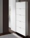 Schuhkipper >Shoe Cabinet< weiß glänzend - 70x180x17 (BxHxT)