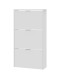 Schuhkipper >Shoe cabinet< weiß glänzend - 60x113x22 (BxHxT)