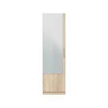 Schuhschrank >Kristal< in Kanada-Eiche - 50x180x22 (BxHxT)