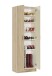 Schuhschrank >Mehrzweck-Schuhschrank< in Kanada-Eiche - 59x180x37 (BxHxT)