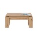 Couchtisch >Nova< höhenverstellbar in Nodi-Eiche-Dekor - 105x45x55 (BxHxT)