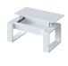 Couchtisch >Nova< höhenverstellbar in Artik-Weiß - 105x45x55 (BxHxT)
