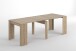 Kulissen-Esstisch >Consola< ausziehbar bis 237cm, in Kanada-Eiche - 51-237x78x90 (BxHxT)