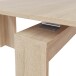 Kulissen-Esstisch >Consola< ausziehbar bis 237cm, in Kanada-Eiche - 51-237x78x90 (BxHxT)
