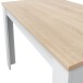 Küchentisch >Cloe< in Artik-Weiß/Kanada-Eiche - 109x78x67 (BxHxT)