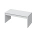 Couchtisch >Coffee Table< höhenverstellbar in weiß glänzend - 102x43x50 (BxHxT)