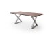 Baumkantentisch >Calabria< in Akazie walnussfarbig - 200x77,5x100 (BxHxT)