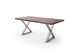 Baumkantentisch >Calabria< in Akazie walnussfarbig - 240x79,5x100 (BxHxT)