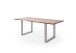 Baumkantentisch >Calabria< in Akazie natur lackiert - 180x76,5x90 (BxHxT)