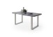 Baumkantentisch >Calabria< in Akazie grau lackiert - 200x79,5x100 (BxHxT)