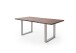 Baumkantentisch >Calabria< in Akazie walnussfarbig - 180x77,5x100 (BxHxT)