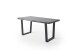 Baumkantentisch >Calabria< in Akazie grau  / anthrazit - 220x79,5x100 (BxHxT)