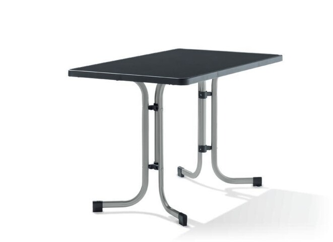 Klapptisch >Boulevard< in Schiefer anthrazit, mecalit®-PRO - 115x72x70cm (BxHxT)