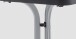 Klapptisch >Boulevard< in Schiefer anthrazit, mecalit®-PRO - 72x85cm (HxD)