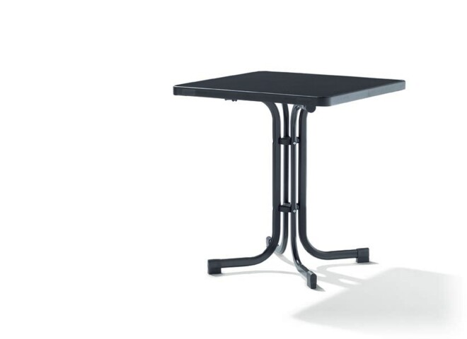 Klapptisch >Boulevard< in Schiefer anthrazit, mecalit®-PRO - 69x72x69cm (BxHxT)