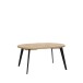 Esstisch >TABLES< ausziehbar bis 150cm, Artisan Eiche Dekor - 110/150x74,5x110cm (BxHxT)