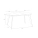 Esstisch >TABLES< ausziehbar bis 150cm, Artisan Eiche Dekor - 110/150x74,5x110cm (BxHxT)