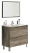 Waschbeckenunterschrank >DAKOTA< in Nordik - 80x80x45 (BxHxT)