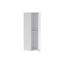 Wandhängeschrank >KONCEPT< in weiß glänzend - 30x85x25 (BxHxT)