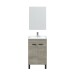 Waschbeckenunterschrank >KONCEPT 50< in Alaska-Eiche - 50x80x40 (BxHxT)