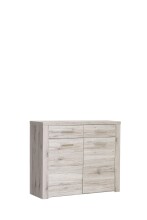Schuhschrank >PORTLAND< in Sandeiche -...