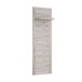 Garderobenpaneel >PORTLAND< in Sandeiche - 61,6x198,3x34,1cm (BxHxT)