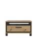 Couchtisch >TRONDHEIM< in Artisan Eiche  / Schwarz Eiche  - 80x44,8x60cm (BxHxT)