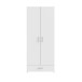 Kleiderschrank >ECONOBOX< in weiß - 79,7x190,5x54,4cm (BxHxT)