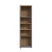 Standregal >SURFINIO< in Grau / Catania Eiche  - 58,6x194,3x41,3cm (BxHxT)