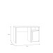 Schreibtisch >SURFINIO< in Grau / Catania Eiche  - 120x73,5x58,7cm (BxHxT)
