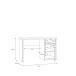 Schreibtisch >SURFINIO< in Grau / Catania Eiche  - 120x73,5x58,7cm (BxHxT)