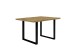 Esstisch >TABLES< in Artisan Eiche, Schwarz - 140x74,7x90cm (BxHxT)