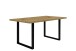 Esstisch >TABLES< in Artisan Eiche, Schwarz - 160x74,7x90cm (BxHxT)