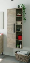 Hängeschrank >ATHENA< in Alaska-Eiche - 51x135x25 (BxHxT)